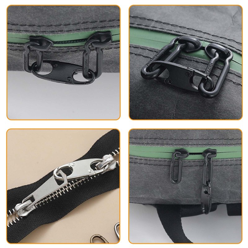 Backpack Lock Pack of 15, Zip Anti-Theft Zip Closure Clip
