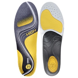 Sidas Unisex 3feet Activ' High-einlegesohlen Sohlen, Yellow Black, XX-Large EU