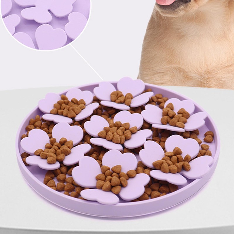 Cat Pet Silicone Slow Food Mat with Suction Cup Cat
