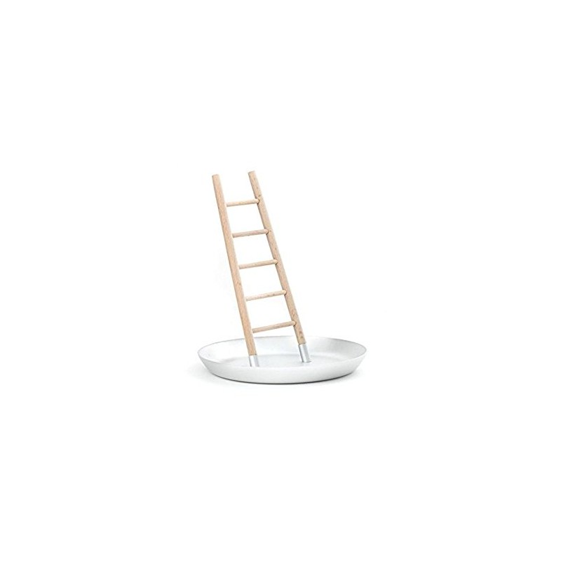 Kikkerland Jewellery Holder Ladder, Silver