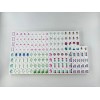 American Mahjong Set Mat 160PCS 32mm 4-Layer Green Acrylic Engraved