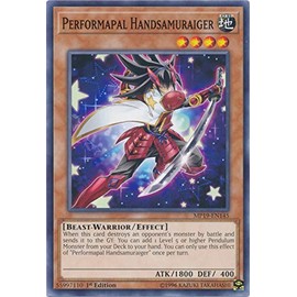 Yu-Gi-Oh! - Performapal Handsamuraiger - MP19-EN145 - Common - 1st Edition - 2019 Gold Sarcophagus Tin Mega Pack