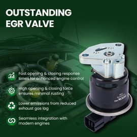 MOCA EGR576 EGR Valve Compatible with Honda 2001-2005 Civic 1.7L, for Honda 2004 Civic Si/SiR 2.0L, for Acura 2001-2005 EL 1.7L