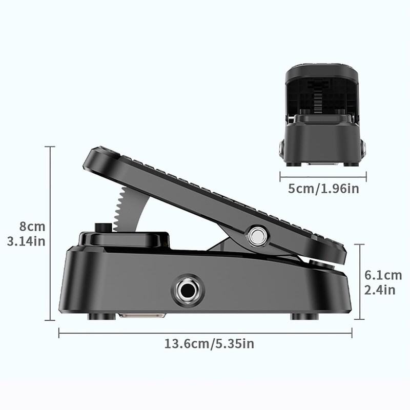 Volume & Expression Pedal – Passive Stereo Pedal with Mute