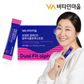 Vitamin Village Dual Fit Alpha CD Alpha Cyclodextrin 30 packets x 1 box (1-month supply) / 비타민마을 듀얼핏 알파CD 알파시클로덱스트린 30포 x 1박스 (1개월분)