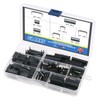 Glarks Professional IDC Crimp Tool with 48Pcs 2.54mm Pitch Dual