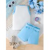 EVERGIFTKIDS Baby Girl Clothes Summer Sleeveless Sweet One Top &