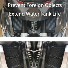 R QIANKONG R1250GS Motorcycle Radiator Grille Guard Protective Cover, Compatible with R 1250 GS R1250GS Adventure Exclusive Rallye TE 2019-2023 R1250GS - Edition 40 Years GS 2021-2023