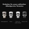 Bürstenking Sink Drain Fitting - Drain Valve with Hair Strainer