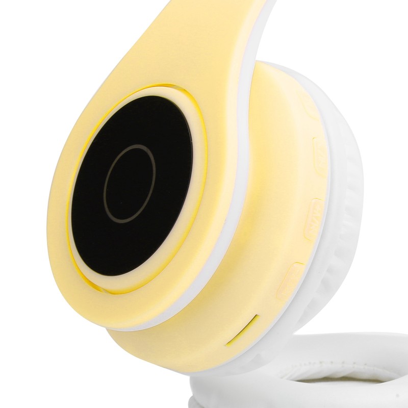 LED Noise Reduction Headset Cat Ear Shape Bluetooth 5.0 Headset