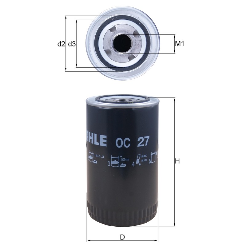 Knecht OC 27 Oil Filter