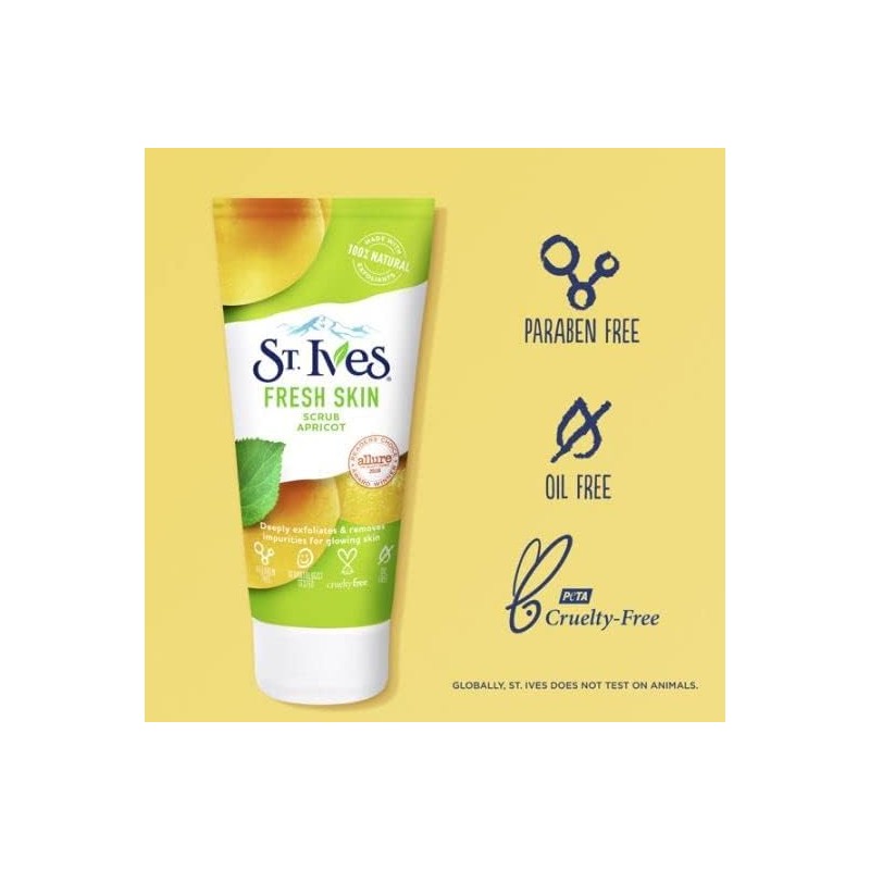 St. Ives Face Scrub Apricot 6 oz (Pack of 2)