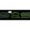 Creativery 3 m Grass Garland Diameter 10 cm Green /