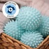 Reusable Laundry Dryer Balls, Sky Blue Plastic Anti-Static Fabric Softener,