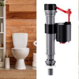 LOVIVER Toilet Tank Fill Valve,Anti Siphon Easy to Install Toilet Repair Water Inlet Valve Height Adjustable for Shop Hotel Farmhouse