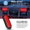 RUNBAITOO 6PCS 6 Inch Oval LED Trailer Tail Lights, 10