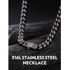 Bandmax Thick Cuban Link Chain Necklace for Men 9mm Wide
