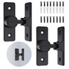 2 Pack Barn Door Lock Hardware, 90 Degree Heavy Duty