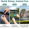 Bobor Trampoline Sprinkler for Kids, Outdoor Trampoline Water Sprinklers, Backyard