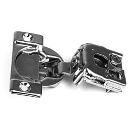Berta (10 Pieces) 1 inch Overlay Face Frame Soft Closing Hinges, 105 Degree 6-Ways 3-Cam Adjustment Concealed Kitchen Cabinet Door Hinges with Screws (1" Overlay, 10 Pieces)