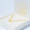 Gold Bracelet 333 8 Carat Yellow Gold Infinity Ball Engraving,