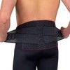 Gladiator Sports Back Brace with Rods - Back Support -
