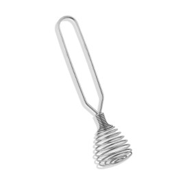 Silver 8 Inch Stainless Steel Spring Whisk Mini French Spring Coil Whisks Egg Whisk Wire Whip Cream Beater Kitchen Utensils for Stirring, Baking and Cooking, Cooking Utensils