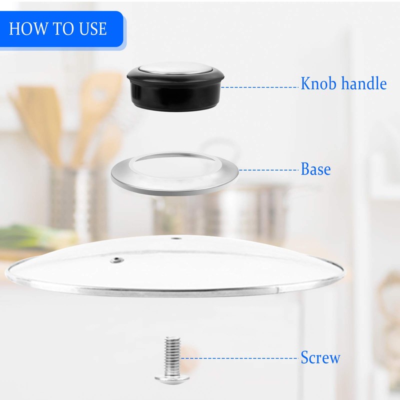 8 PCS Pot Lid Knob Universal Pot Lid Handle Knob
