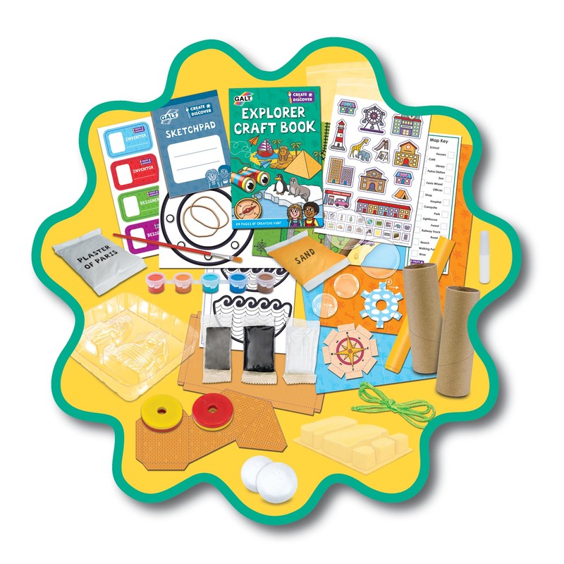 Galt Toys Explorer Craft - STEAM 8 Activity Arts &