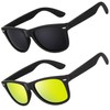 LINVO Polarized Sunglasses for Men Driving Sun glasses Shades 80's