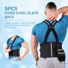 AOFIT Lumbar Support with Straps, Adjustable Removable Shoulder Straps, Back