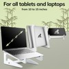MY FAT GORILLA Bamboo Laptop Stand, Ergonomic Universal Holder for