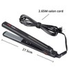 MHU Professional 1 Inch Keratin Ion Flat Iron Tourmaline Ceramic