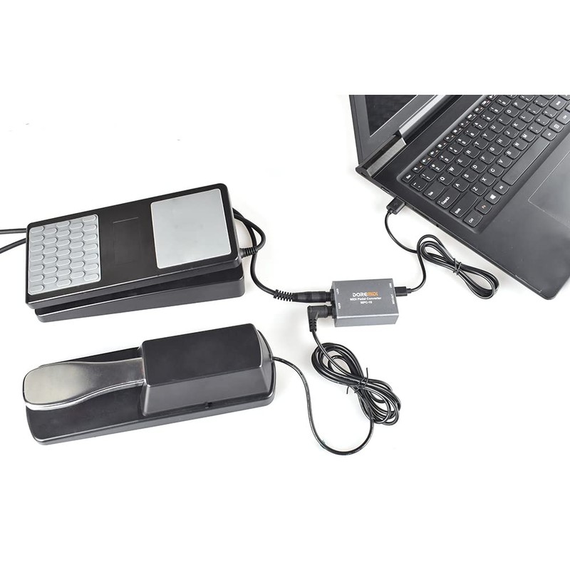 DOREMiDi Expression Pedal Converter Pedal Sustain Pedal Expander MPC-10
