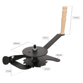 KOTARBAU® Grill Crank Handle for Rope or Chain to Adjust Grate Height