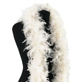 Luxury White Feather Boa – 80g -180cm