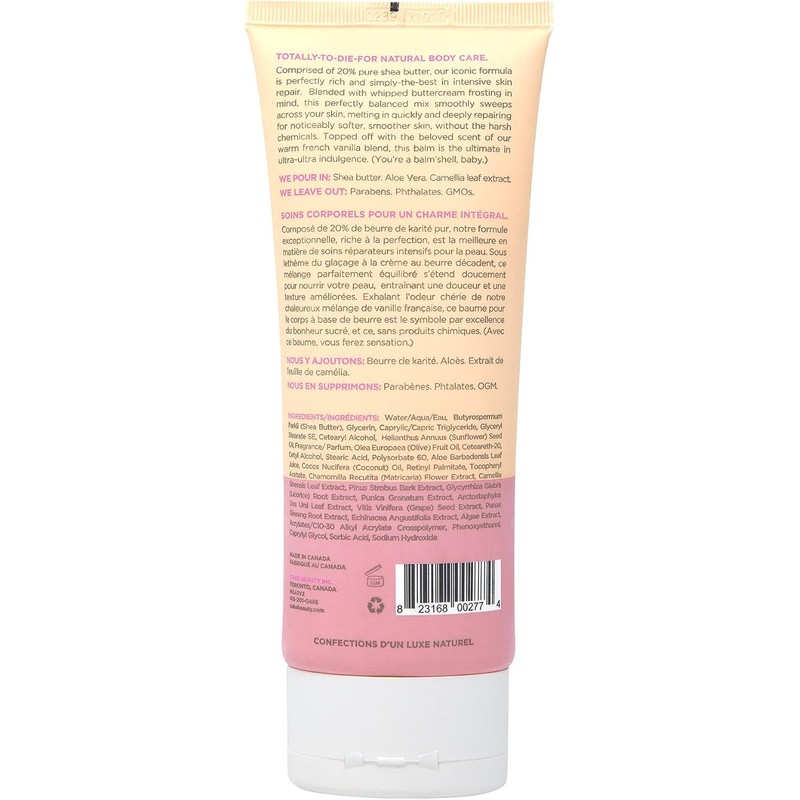 Cake Beauty Heavy Cream Smoothing Body Butter Balm, 6.76 Ounce