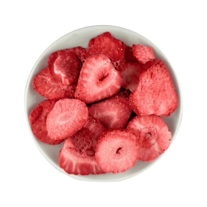 Freeze Dried Strawberries 7 Pack Snack Pouches Freeze Dried Strawberry