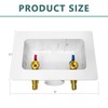 Washing Machine Outlet Box, Niikappu 1/2 Inch Pex-A Inlet x
