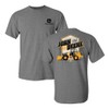 John Deere Mens Construction Tshirt in Charcoal Heather Gray (US,