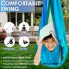 ZFLYCANP Sensory Swing, Cuddle Swing with 360° Swivel Hanger Kit,