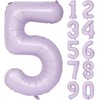 Purple Balloons 5th Number Balloons Purple Number 5 Balloons Number