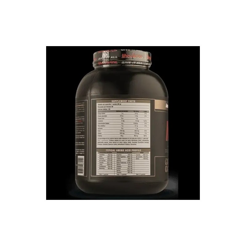 Proteina Myo Vector Black 5 Lbs 60 Porciones Sabor Vainilla