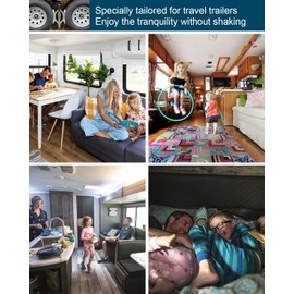 2024 New Ultra Fast X-Shaped Chock Wheel Stabilizers[Allow Drill Adjust], 2-Pack Camper Wheel Chock Stabilizer, X Chocks Wheel Stabilizer for RV Travel Trailer, RV Stabilizer Wheel Scissor with Wrench