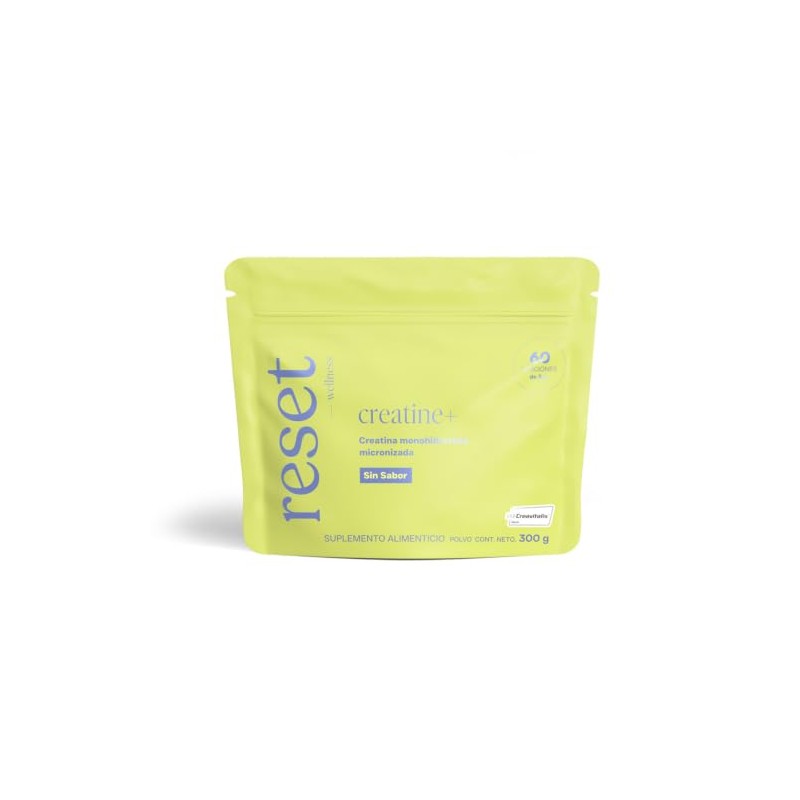 RESET WELLNESS CREATINE+ Sin Sabor 300 G