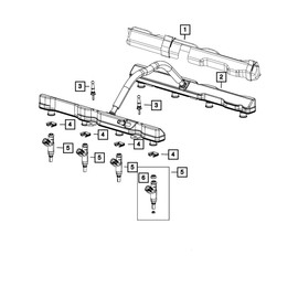 Mopar Fuel Injector 5037479AD