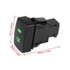 Fog Light Switch, 5 Pin Black Plastic Car Push Button