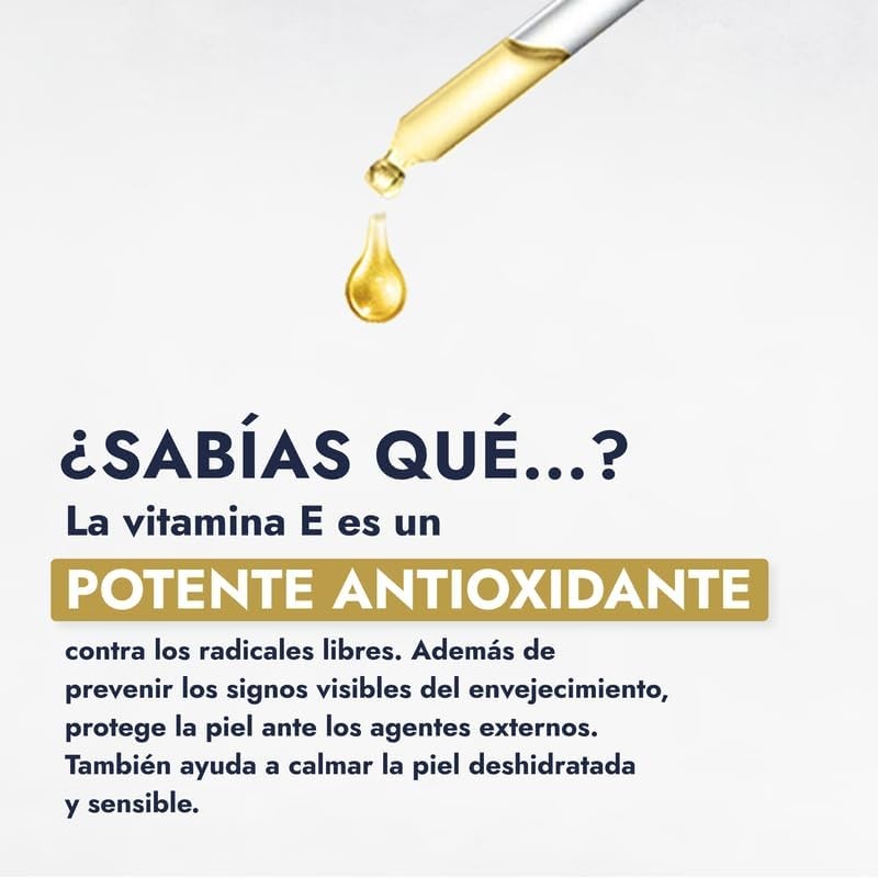 Vitamina E líquida 100% pura 100 ml – Antioxidante para