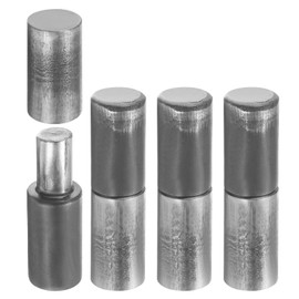 sourcing map 4Pcs Weldable Barrel Hinges, 3" x 3/4" Carbon Steel Heavy Duty Detachable Weld on Door Hinges for Metal Gate Swing Door Trailer Ramp