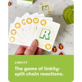 SimplyFun Linkity - Engaging Vocabulary and Word Association Educational Game for Ages 8 & Up, Perfect Word Game for Kids for Family Night, Classroom Learning, and Parties, for 3-8 Players